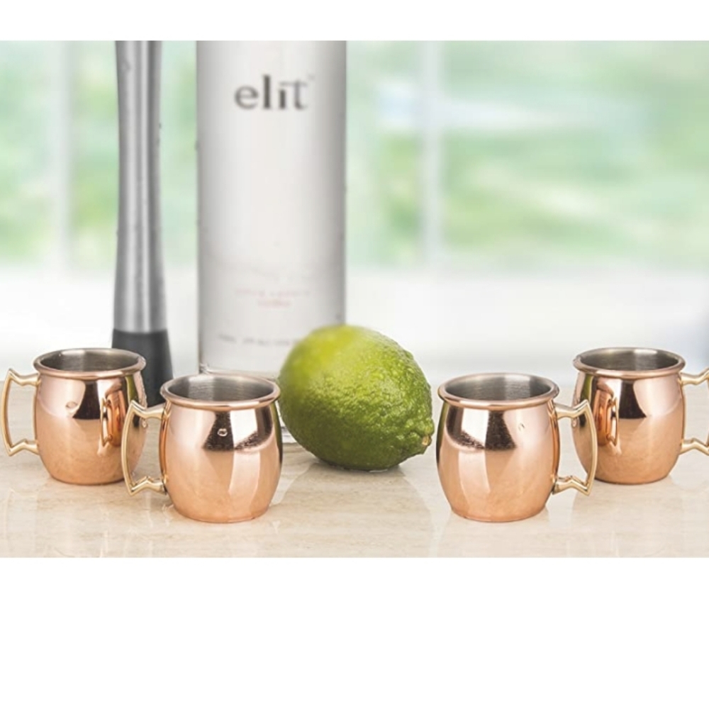 🆕 Copper Mug Shot Glasses
